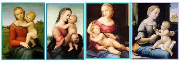 Las Madonnas de Rafael. Foto del Blog de Julio Zarco